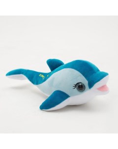 Мягкая игрушка Дельфин цвет синий 36 см Прима тойс