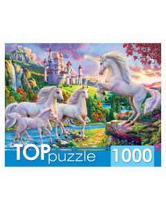 Пазлы Сказочный мир единорогов 1000 элементов Toppuzzle