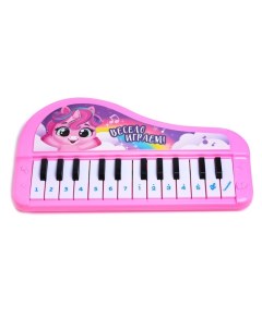Музыкальное пианино Чудесные пони звук розовый Забияка