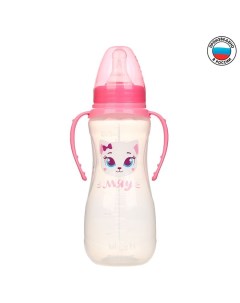 Бутылочка для кормления Кошечка Софи 250 мл от 0 мес розовый Mum&baby