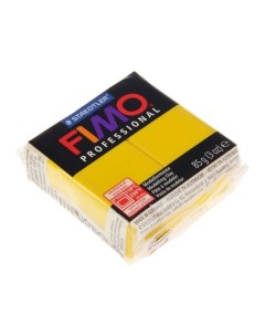 Глина полимерная Professional запекаемая 85 грамм чисто желтый Staedtler 8004 100 Fimo