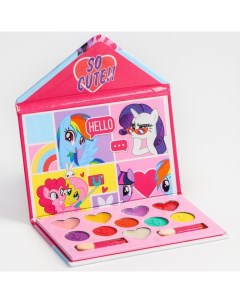 Набор косметики Hello My Little Pony тени 5 цв по 1 3 гр блеск 5 цв по 0 8 гр Hasbro