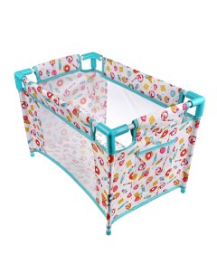 Кроватка Фантазия разборная голуб 53 5х32х33 5 см 67318 для кукол Mary poppins