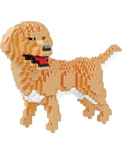 Конструктор 3D из миниблоков Собака Золотистый ретривер 824 элементов BA18243 Balody