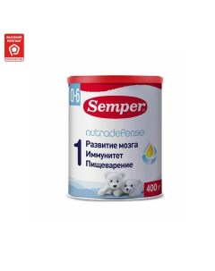 Молочная смесь Baby Nutradefense от 0 до 6 мес 400 г Semper