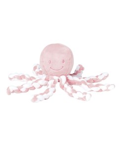 Игрушка мягкая Soft toy Наттоу Lapidou Octopus Осьминог light pink white 878753 Nattou