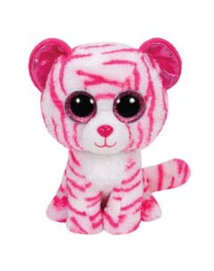 Мягкая игрушка Азия тигр бело розовый 25см 36823 Ty
