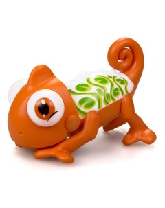 Интерактивное животное Хамелеон Глупи оранжевый Silverlit