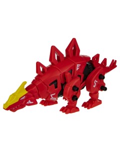 Конструктор Робо стегозавр красный 49 деталей 28 8 21 см движение звук 1toy