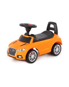 Каталка автомобиль SuperCar 2 со звуковым сигналом оранжевая Полесье