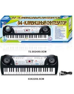 Синтезатор детский с микрофоном 54 клавиши RU5491 A Кнр
