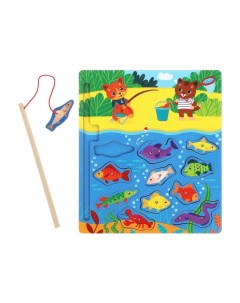 Игрушка развивающая Игра рыбалка Котик 962182 Mapacha