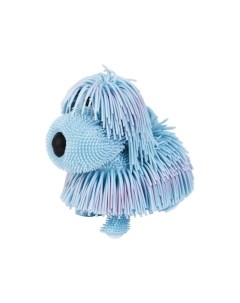Интерактивная игрушка Щенок Пап ходит цвет голубой перламутр Jiggly pets