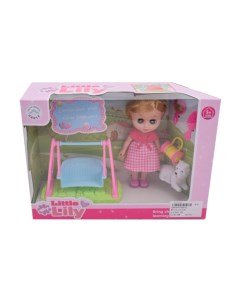 Кукла с набором аксессуарами Лилли 16 см Наша игрушка