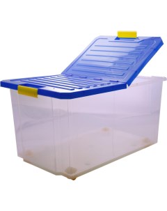 Ящик для хранения игрушек Unibox 57 л синий Plastic republic