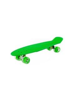 Скейтборд зеленый с зелеными колесами 66 см Полесье