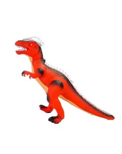 Динозавр радиоуправляемый T Rex световые и звуковые эффекты красный Jia qi