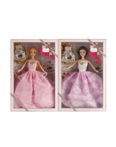 Кукла Junfa Atinil в длинном платье в наборе c диадемой 28см WJ 21532 Junfa toys