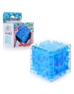 Головоломка Лабиринт куб синий150 Oubaoloon