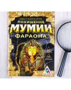 Книга игра поисковый квест Похищение Мумии Фараона Лас играс