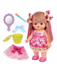 Игровой набор с куклой Mell Милая Мелл для макияжа 26 см меняет цвет волос Kawaii