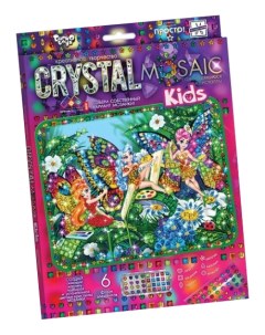 Мозаика из пайеток Crystal Mosaic Феи CRMk 01 09 Danko toys