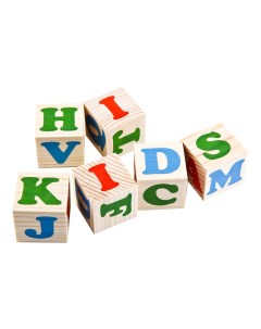 Детские кубики Алфавит Томик