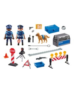 Игровой набор Полиция Блокпост Полиции Playmobil