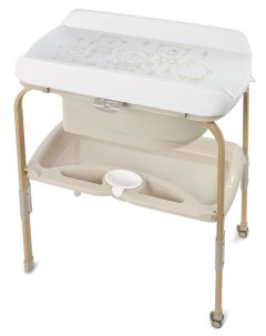 Пеленальный столик с матрасиком и ванной flip glitter 6626W T58 Jane