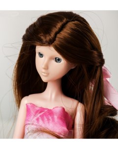 Волосы для кукол Волнистые с хвостиком размер маленький цвет 6 Sima-land