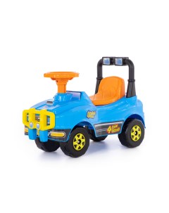 Детский автомобиль Джип каталка 4 голубой Полесье