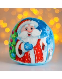 Мягкая игрушка Новый год Дед Мороз Pomposhki