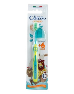 Детская зубная классическая щетка С 6 лет в ассортименте Pasta del capitano