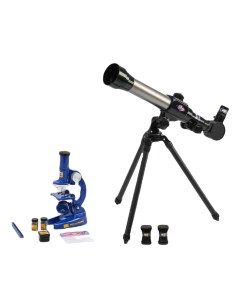 Набор обучающий Юный натуралист Ultra телескоп настольный съемные линзы микроскоп 412904 Nobrand