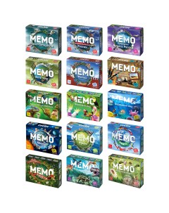 Настольные игры Все выпущенные игры Мемо 15 наборов для всей семьи Нескучные игры