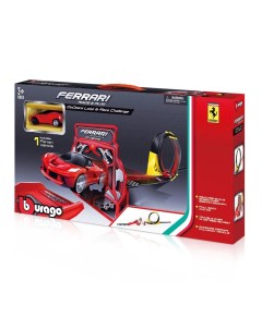 Автотрек с петлей Burago Ferrari Race and Play GoGears Loop and Race Challenge с машинко Bburago