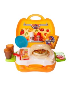 Детская кухня Чудо чемоданчик Пиццерия 22 предмета Abtoys