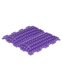 Массажный развивающий коврик пазл Волна жесткая фиолетовый 1 эл Ортодон