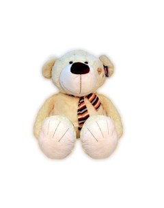 Мягкая игрушка SAL5217 Медведь в шарфе молочный 60 см Magic bear toys
