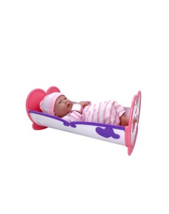 Кукла виниловая Newborn 36 см с кроваткой 18578 Berenguer (jc toys)