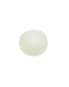 Игрушка антистресс Крутой замес шар белый 10 см светится в темноте 1toy