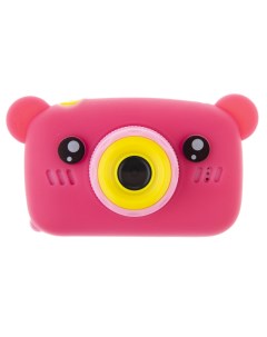Фотоаппарат детская цифровая фотокамера фотомишкарозовый Poco case