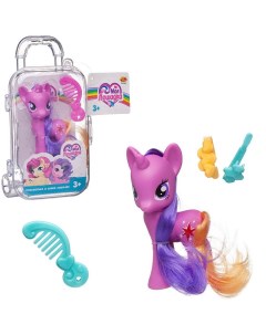 Игровой набор Моя лошадка Пони фиолетовая в чемоданчике с аксессуарами Abtoys