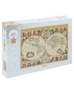 Пазлы 2000 Историческая карта мира Step puzzle