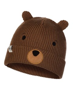 Шапка детская Child Knitted Hat Funn bear fossil р onesize Buff