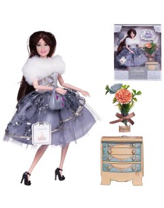 Кукла Роскошное серебро в платье с меховой накидкой 30см PT 01626 Abtoys