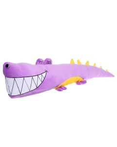 Мягкая игрушка подушка Крокодил 90 см цвет фиолетовый Kult of toys