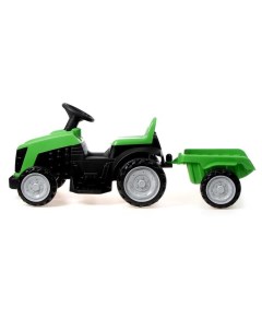 Электромобиль Трактор с прицепом цвет зеленый Nobrand
