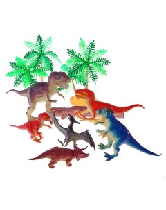 Набор В мире животных Динозавры с аксессуарами 1toy