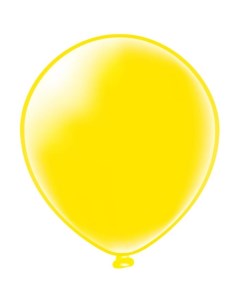 Шар латексный 12 пастель цвет жёлтый набор 50 шт Бикей